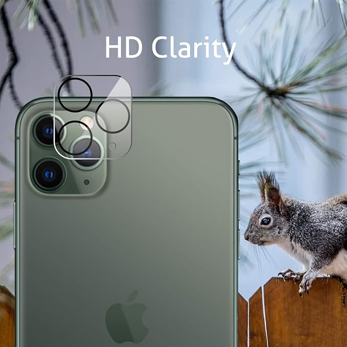 Ailun Screen Protector+Camera Lens Protector for iPhone 11 Pro, 2+2 Pack | 5.8 inch, Tempered Glass Film, HD - Image 3