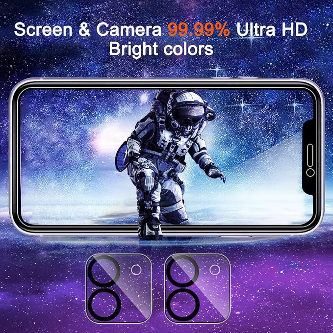 Ferilinso 2 Pack Privacy Screen Protector for iPhone 11, Tempered Glass | 9H+ Hardness, Military-Grade Shatterproof, Case Friendly, Easy Installation Bubble Free, with Camera Lens Protectors - Image 5