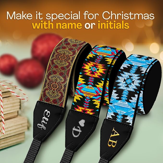 Art Tribute Custom Camera Strap Indian Ocean - Add Your Text and We Make It Especially For You Get Your Own Personalized Gift Camera Strap, No Shipping Cost! - Image 3