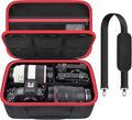 Camera Case for Canon/for Sony/for Nikon DSLR SLR Cameras, Large Capacity | EOS Rebel T7/R50/R6 Mark II/R100,Alpha 7 IV/ZV-E10/A6400/A6700/A6100,D7500,Lens/ Battery/Tripod Bag, Shoulder Strap, Box Only by Casmilee