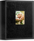 Ywlake Photo Album 4x6 400 Pockets, Leather Photo Albums Holds 400 Vertical Pictures Only Black by Ywlake