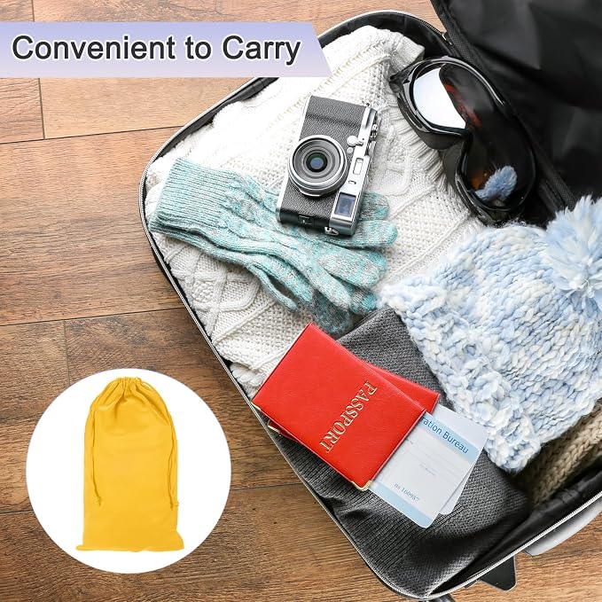 M METERXITY Ski Goggle Bag, Soft Microfiber Pouch Protective Storage Bags Case with Drawstring for Snow Goggles/Camera Lenses - Image 5