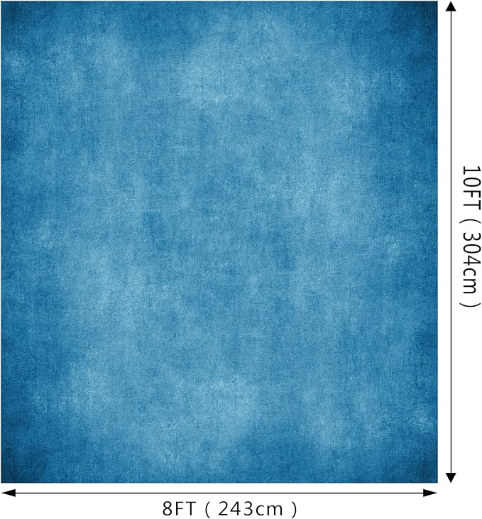 Blue Photo Backdrop Studio Abstract Texture Photography Background 8x10ft | Creative Background Photography Studio Shooting Canvas Professional Portrait - Image 2