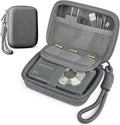 Digital Camera Case for CAMKORY/KODAK PIXPRO FZ45/FZ55/Canon IXUS 285 HS/AbergBest/Sony DSCW800/DSCW830 - Small Travel Compact Camera Holder with Mesh Pocket for SD Card & Accessories (Dark Gray) by Roseliya