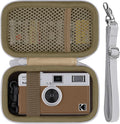 Camera Case for KODAK EKTAR H35/H35N/Snapic A1 Frame Film Camera | Protective Storage Box, Portable Carrying Box, Hard Protective Is Specifically Designed, Mesh Pocket, Brown Case by Baval