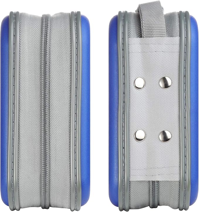 alavisxf xx CD Case, 48 Capacity Hard Plastic Zipper Disc Wallet for Car | Portable Hand Strap, Zipper Closure, Anti-Slip Scratch-Resistant Sleeves, DVD Storage Organizer, for Home Office Travel - Image 3