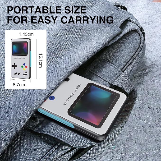 HEIYING SD Card Holder with 40 Precise Slots for SDXC SDHC Micro SD Cards | Portable SD Card Case, Hard ABS Shell with Soft Silicone Lining, Precise Card Slots,Magnetic Closure for Neat Storage - Image 6