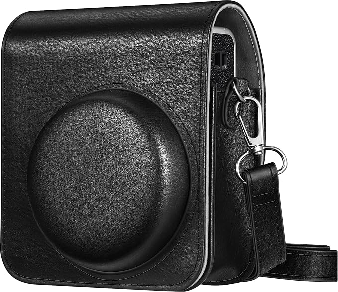 FINTIE Protective Case for Fujifilm Instax Mini 40 Camera | Camera Travel Bag, Adjustable Shoulder Strap, Snap Closure, Removable Front Cover, Daily Protection, Vegan Leather by Fintie