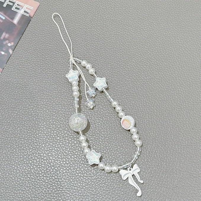 Beaded Camera Wrist Strap Cute Digital Camera Charm Lanyard, Phone Wristlet Charms, Phone Chain for Camera - Image 2