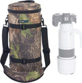 ZZQ&CCF Camera Lens Pouch Bag for Canon RF 200-800mm F6.3-9, Large Thick Lens Carry Bag, Water Resistant Protective Camera Lens Pouch for Super-telephoto Zoom#Leaf by ZZQCCF
