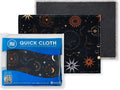 Microfiber Wholesale Quick Cloth Glasses Cleaning Cloths 5x7 Astrology | 2-Pack with Case | Double-Sided Lens Cleaner for Eyeglasses, Camera & Screens | Reusable Microfiber Glass Polishing Cloths by MicrofiberWholesale