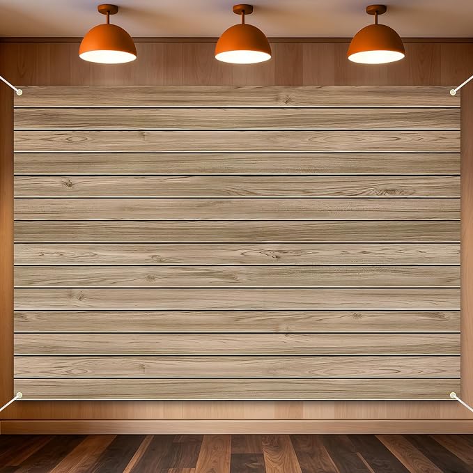 10x6.5 Ft Brown Wall Party Backdrop Photo Backdrops Background for Halloween Party Christmas Halloween Decoration Photo Booth Prop Banner by Dormirpilow