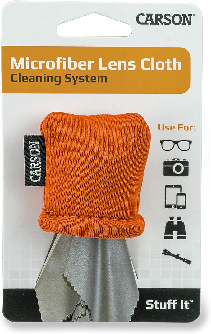 Carson Stuff-It Microfiber Lens Cloth Cleaning System for Eyeglasses, Smartphones, Tablets, Optics, Lenses, Cameras and More - Image 8