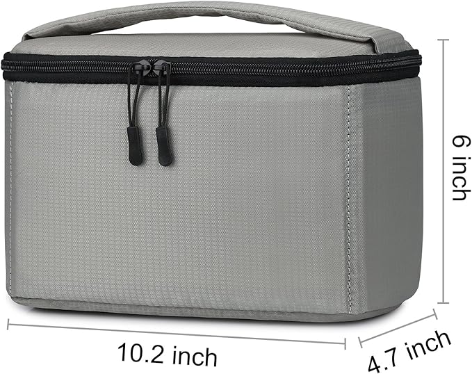 S-ZONE Padded Folding Camera Bag for DSLR SLR Camera TLR Sony Canon Nikon or Flash | Raindrop Proof, Fits in a Backpack, Suitable for Sony Canon Nikon or Flash - Image 5