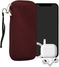 kwmobile Universal Phone Pouch Size XXL - 7" - Neoprene Smartphone Pouch with Zip - Water-Repellent Mobile Phone Case - Sleeve in Berry by kwmobile