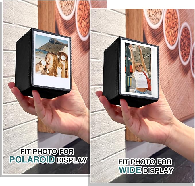 Picture Holder Case for Polaroid Now/600/I-Type/Wide Camera, Black | Photo Holder Storage Case for Polaroid, Vertical Photo Protection Case, Can Hold 50+ Films, Only One - Image 5