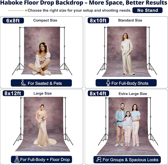 Abstract Photography Backdrop for Photoshoot 8x12ft,Purple,No Stand | Professional,Polyester Fabric,Roller Pocket on Top,Vintage Portrait Photo Props Booth Background,Photoshoot Studio - Image 3