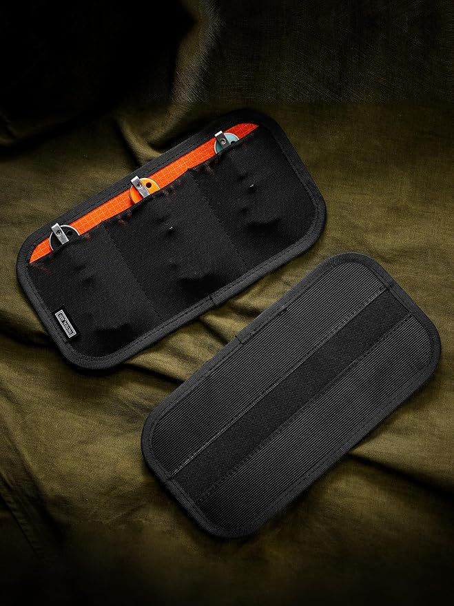 TACTICAL_GEEK TCM13 EDC Organizer Board, Utility Bag Insert Panel with Mesh Pocket, Backpack Accessories for Small Gear(Orange) - Image 2