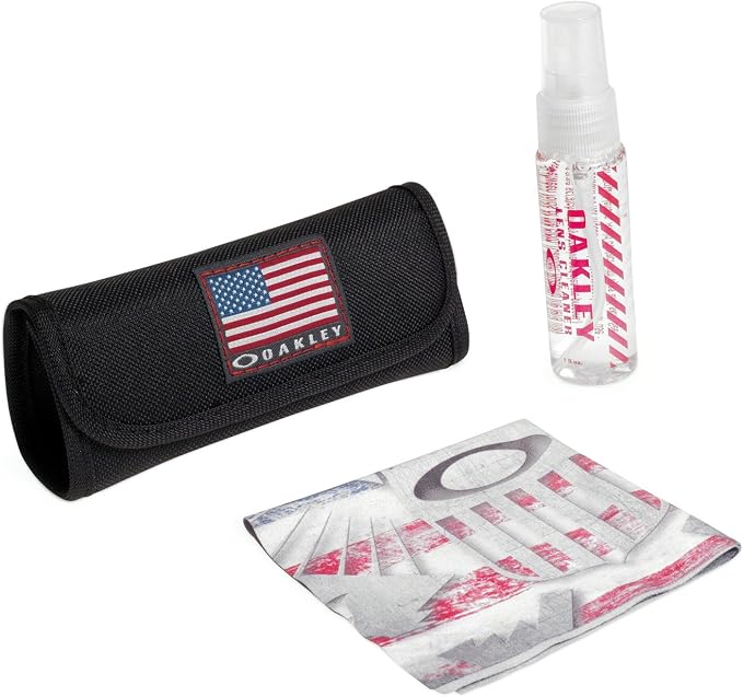 Oakley USA American Flag Sunglass Eyeglass Eyewear Cleaning Kit by Unknown
