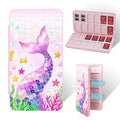 PERFECTSIGHT Switch Game Card Case for Nintendo Switch 2/ Lite / OLED, Switch 2 Game Holder Cartridge Case for Game Cards and 48 SD Cards, Kawaii Portable Compact Storage Box, Mermaid by PERFECTSIGHT