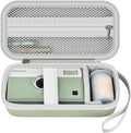 Film Camera Case for Kodak EKTAR H35 H35N Half Frame Film Camera | Camera and 35mm Film Rolls Storage, Mesh Pocket for Small Accessories, Travel and Home Organization; Slim, Green, Case Only by Grapsa