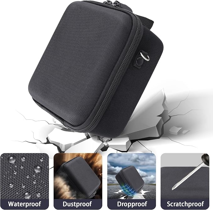 Case for KODAK PIXPRO AZ653/AZ401/AZ405/AZ425/AZ528 Digital Camera | Protective Storage Box, Portable Carrying Box, Smooth Zipper, Travel-ready, Shoulder Strap Covenient to Carry, Black Case - Image 5