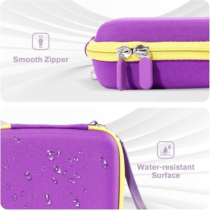 ProCase Hard Playing Card Game Carrying Case, Holds 300+ Cards -Purple | Travel Storage Box, Compatible with UNO, Five Crowns, SKYJO, PlayMonster and More Card Games, Case Only - Image 6