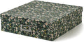 Soul & Lane - Floral Photo Storage Box, 14.8 x 13 x 3.7 In, Forest Blossom | Large Scrapbook Keepsake Memory Organizer with Lid, Decorative Cardboard Storage for Photos, Letters, Albums and Papers by SoulLane