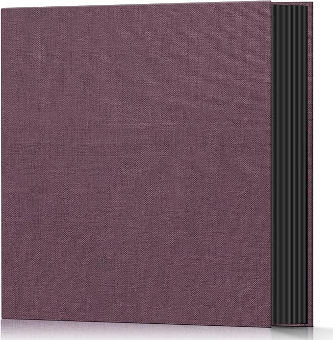 Popotop Photo Album 4x6 600 Pockets for Wedding Gifts,Linen Hardcover Picture Albums for Family Anniversary Baby Vacation Pictures by Popotop