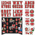 Glenmal Red White Green Graduation Photo Display Board Sticker Class of 2026 Picture Display Stickers Accessories for 2026 Grad Party College Board Photo Frame Decor (12x9inch,3.9x4.7inch) by Glenmal