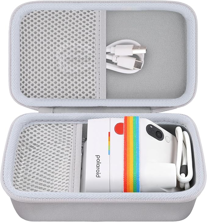 khanka Travel Case for Polaroid Go Generation 3 Mini Instant Camera,White | Fits for Polaroid Go Generation 2(6282),Accessory Storage Pocket, Travel-Ready Portable Storage,Case Only - Image 2