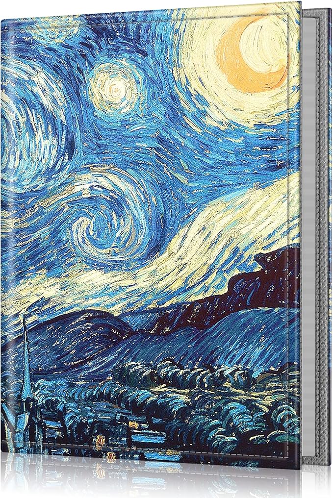 Fintie Photo Album 4x6 Photos - 52 Pockets Small Wallet Albums For Family | Vegan Leather Cover, 4X6 Picture Keepsakes, Family/Wedding/Travel Memory Book, Baby/Kids/Boys/Girls Gift, Starry Night by Fintie
