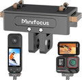 Magnetic Quick Release Mount for Insta360 Ace Pro/Ace Pro2/X5/X4 Air, Snap-On Magnetic Tripod Adapter with 1/4"-20 Threaded Hole, 2 Prong Mount Connector Base for Tripods, Selfie Sticks by MINIFOCUS