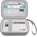Elonbo Carrying Case for KODAK Mini 2 Retro 2x3” P210R 4PASS Portable Photo Printer/Kodak Mini Shot 2 Retro C210R 4PASS 2-in-1 Instant Digital Camera, Mesh Bag fits Film Cartridge Photo Paper, Grey by Elonbo
