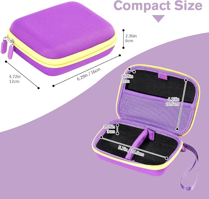 ProCase Hard Playing Card Game Carrying Case, Holds 300+ Cards -Purple | Travel Storage Box, Compatible with UNO, Five Crowns, SKYJO, PlayMonster and More Card Games, Case Only - Image 5