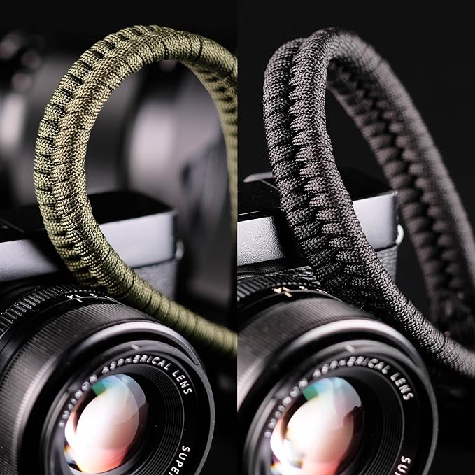 Paracord Camera Wrist Strap Lanyard-Quick Release for DSLR Mirrorless Black | Adjustable wrist size,High-strength paracord material, lightweight 1.16oz, secure metal clasp,Fits Canon Nikon Sony Fuji - Image 5