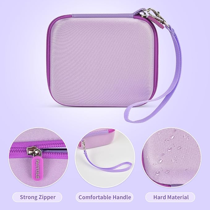 PAIYULE Kids Instant Print Camera Case for ESOXOFFORE for Dylanto | Hard Shell,Mesh Pocket,Wrist Strap,for Gofunly,for GREENKINDER,for DUDUDRAGON,for Zostuic,for Careenoah (Box Only)SkyBlue - Image 5