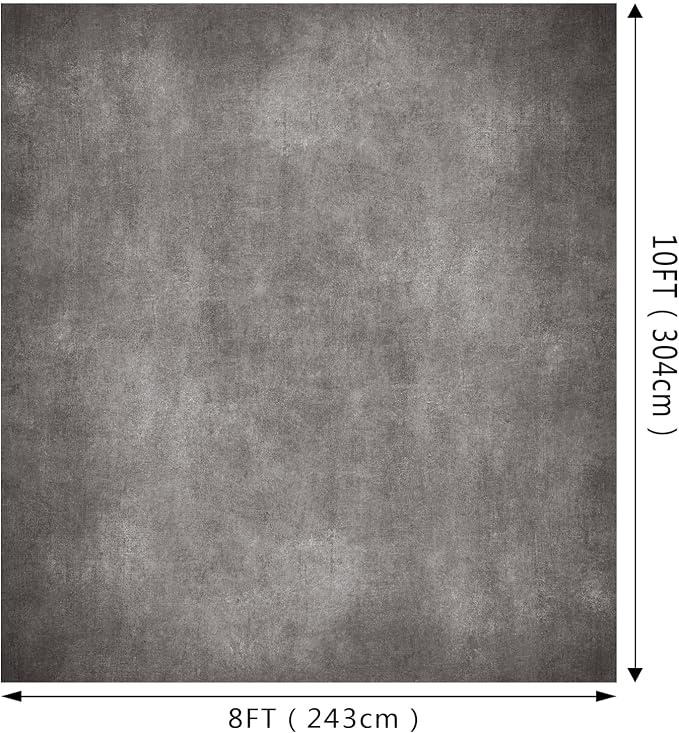 Gray Photo Backdrop Studio Abstract Texture Photography Background 8x10ft | Creative Background Photography Studio Shooting Canvas Professional Portrait - Image 2