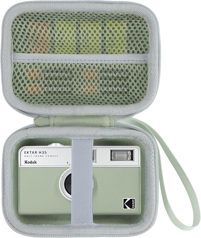 RIYADAone Case for KODAK EKTAR H35/H35N/Ultra F9/M35 Half Frame Film Camera | Hard Shell Shockproof, Portable Camera Storage, Mesh Bag Organizer, Lightweight Travel by RIYADAone