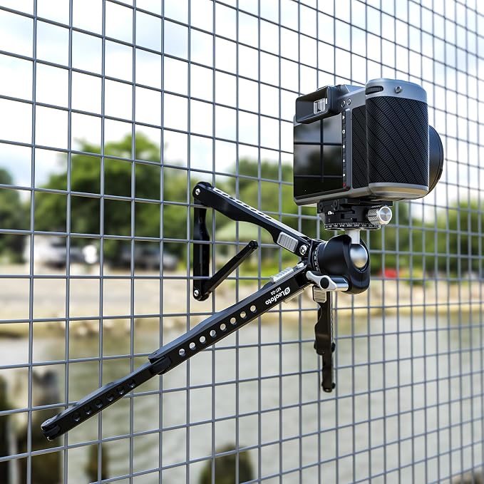 Leofoto MT-04 Tabletop Tripod, Aluminum Mini Tripod, 3 Leg Sections, Foldable Leg, Portable and Compact, 1/4" Accessories Thread, 3/8" Mounting Stud (MT-04) - Image 2