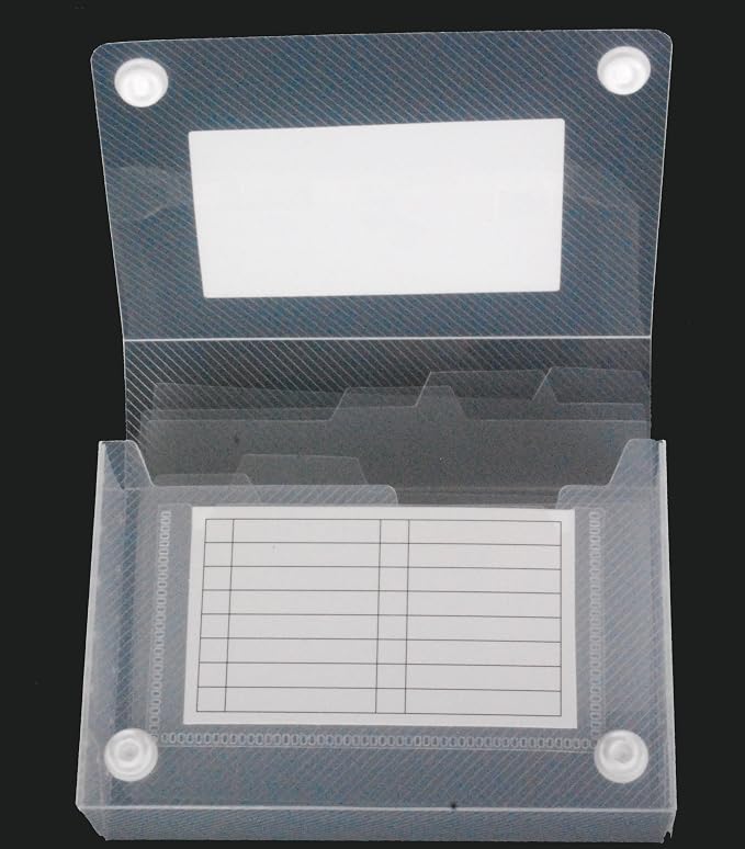 Filexec Products 3 x 5 Inches Index Card Case, Clear, Pack of 2 (50306-20233) - Image 4