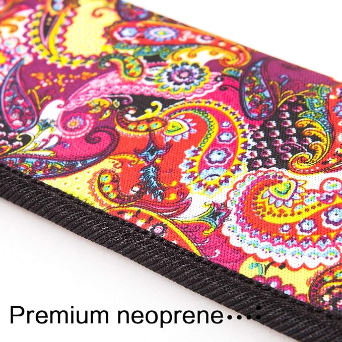 TRIUMPH VISION 3 Pack Reading Glasses Pouch Soft Case Eyeglass Sleeve Slim | Alternative to Bulky Case in bag, Lightweight Lined Padded Protect Optical lens Slip in, Cute Pattern Portable for Daily Use - Image 4
