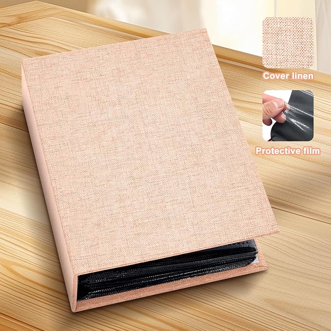 Photo Album 4x6 100 Pockets for Wedding Gifts,Linen Hardcover Picture Albums for Family Anniversary Baby Vacation Pictures - Image 4