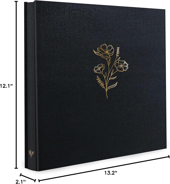 Holoary Photo Album 4x6 500 Photos 5 Pictures Per Page, 500 Pockets 4”x6” Picture Album, Linen Fabric Cover Big Picture Book for Photos, 4x6 Photo Albums for Family Weddings Travel Memories(Black) - Image 10