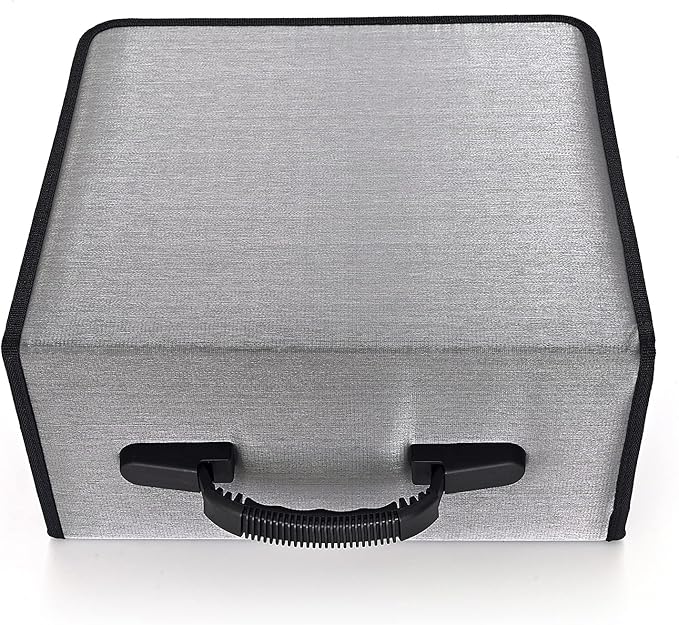 alavisxf xx CD Case, 432 Capacity Nylon Heavy Duty Organizer Wallet for Car | CD DVD Binder, Portable Handle, Zipper Closure, Anti-Slip Sleeves, Movie Media Disc Storage, for Home Office Travel - Image 5
