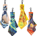 Glasses Cleaning Cloth,Microfiber Eyeglass Cleaner Art Design Keychain 4PCS | Double-Sided Microfiber Cleaning Cloths For Eyeglasses, Sunglasses, Screens&Camera Lenses.Premium Wipes Eyeglass Clean Cloths by Seabbo