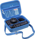 Hard Travel Case for Sony ZV-1F / ZV-1 / ZV-1 II Digital Camera, Protective Cases Bag Fits Vlogger Accessory Kit Tripod, Microphone, LED Video Light, Extra Zipper Pocket fit Battery Pack, Blue by Supmay