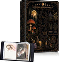DEGDFSGR 4x6 Small Photo Album, 60 Pockets Holds 120 Photos | Slip-in pockets, black elastic band, portable for family, wedding, baby, travel photos, Witchy Forest Mushroom Herbs by Unknown