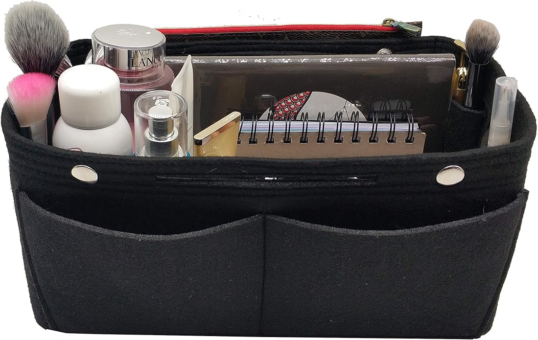 LEXSION Purse Organizer Insert Multi Pocket Bag Organizer Shaper | zipper bag, tote shaper, multi pocket bag, handbag shaper, various sizes - Image 4
