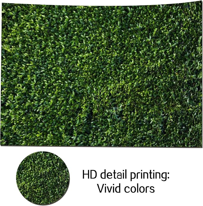 Nature Spring 3D Green Leaves Theme Photo Background Wedding Birthday Party Newborn Baby Shower Photography Backdrops Zoo Decor Shoot Props Bannner (5x3 FT) - Image 3